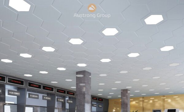 Trần nhôm Lục giác Hexagon - Hình ảnh 3