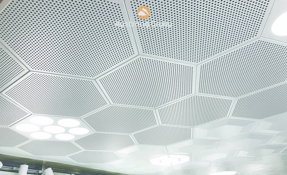 Trần nhôm Lục giác Hexagon